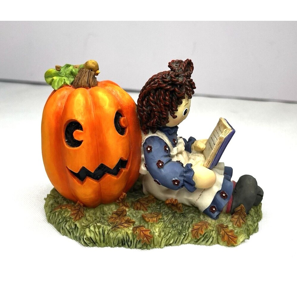 Enseco Raggedy Ann And Andy Get Into The Halloween Spirit Figurine #104394